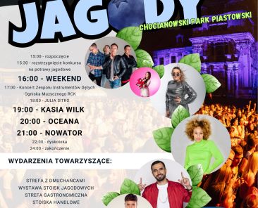 Święto Jagody 2025 plakat