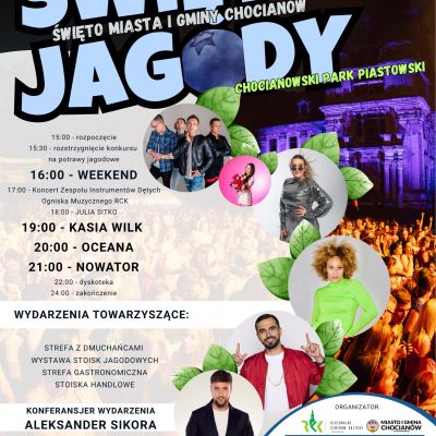 Święto Jagody 2025 plakat